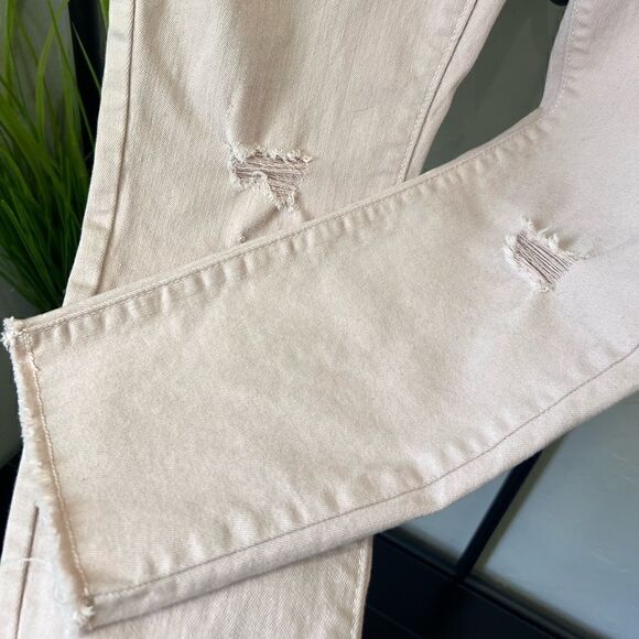 Denizen from Levi’s, low rise straight crop denim jeans, blush, size 29 - Picture 4 of 13